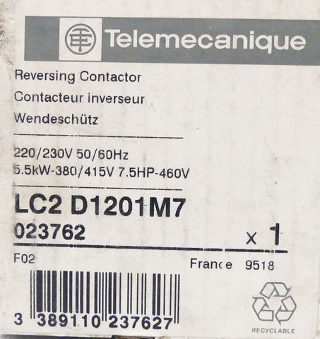 TELEMECANIQUE LC2 D1201M7