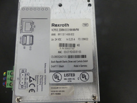 BOSCH REXROTH VCP02.2DRN-003-NN-NN-PW