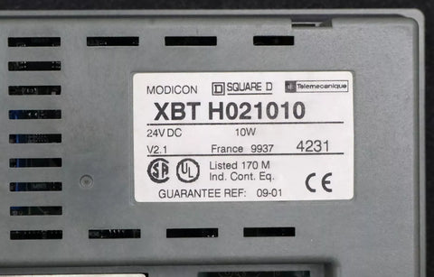 SCHNEIDER ELECTRIC XBT-H021010