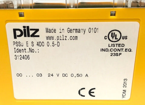 PILZ PSSu ES 4D0 0.5-D