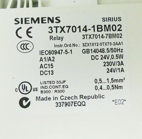 SIEMENS 3TX7014-1BM02