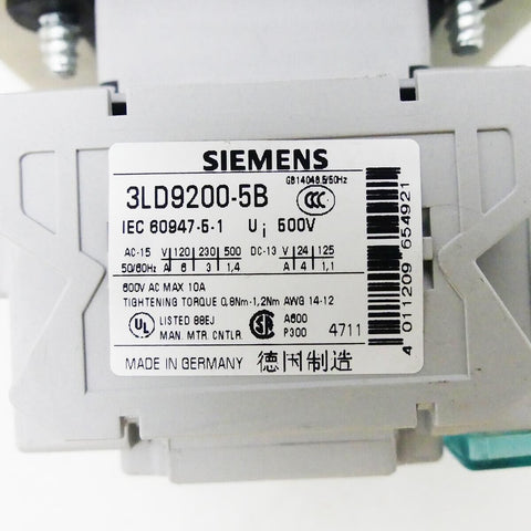 SIEMENS 3LD2504-0TK53 ATTACHED WITH 3LD9200-5B