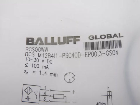 BALLUFF BCSM12B4I1-PSC40D-EP00,3-GS04 BCS00WW