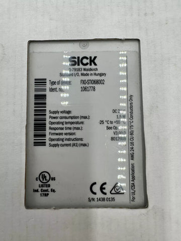 Sick FX0-STI068002