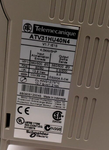 Schneider Electric ATV-31HU40-N4