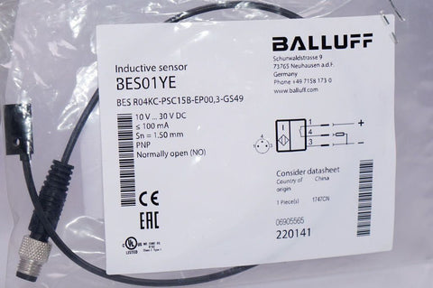 BALLUFF BES R04KC-PSC15B-EP00,3-GS49