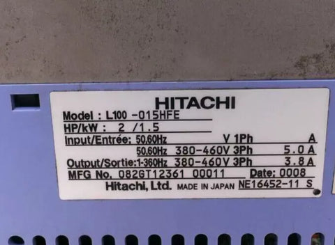 HITACHI L100-015HFE