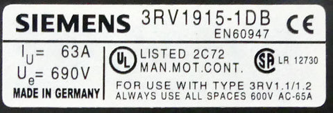 SIEMENS 3RV1915-1DB