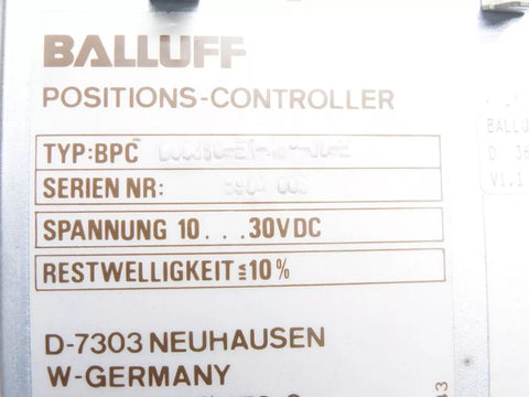 BALLUFF BPCD00360-E1-48P-00-E