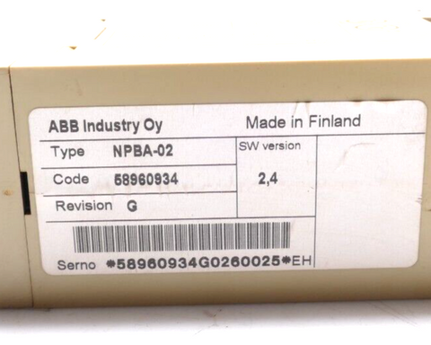 ABB NPBA-02