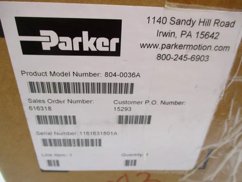 PARKER 804-0036A