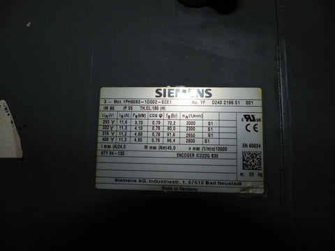 SIEMENS 1PH8083-1DG02-0CE1