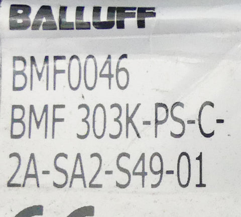 BALLUFF BMF 303K-PS-C-2A-SA2-S49-01