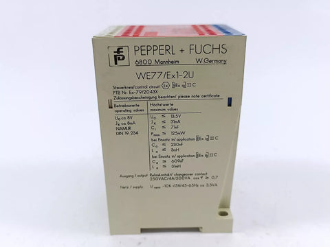 PEPPERL & FUCHS WE77/EX1-2U