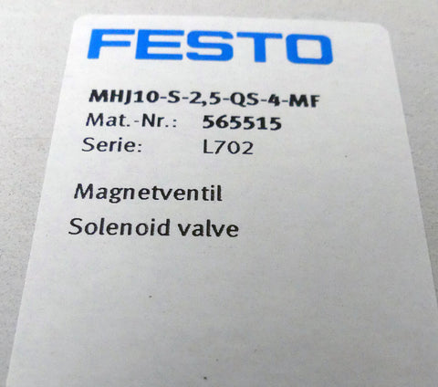 FESTO MHJ10-S-2,5-QS-4-MF