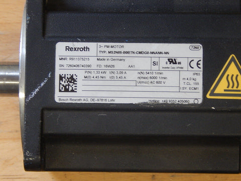 BOSCH REXROTH MS2N05-B0BTN-CMDG0-NNANN-NN