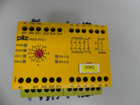 PILZ PNOZXV3.13/24VDC3N/O1N/C2N/OT