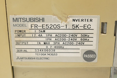 MITSUBISHI FR-E520S-1.5K-EC