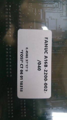 Fanuc A16B-2200-0021