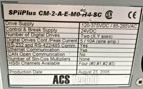 ACS CM-2-A-E-M0-H4-SC