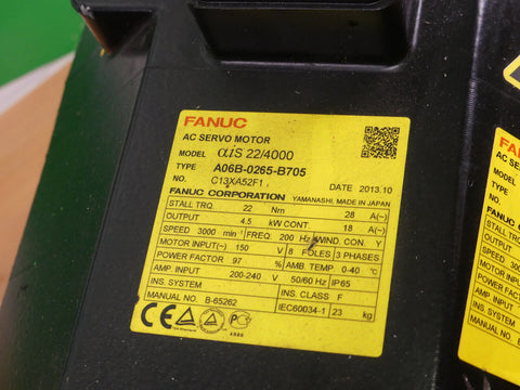 FANUC A06B-0265-B705