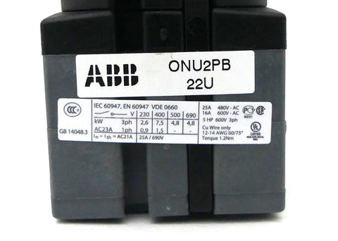 ABB ONU2PB