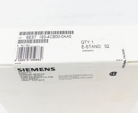 SIEMENS 6ES7193-4CB00-0AA0