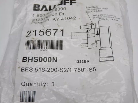 BALLUFF BES516-200-S2/1.750"-S5