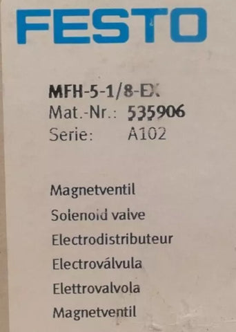 FESTO MFH-5-1/8-EX