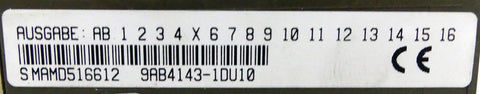 SIEMENS 9AB4143-1DU10