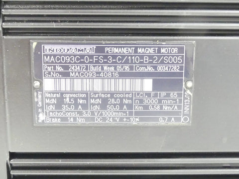 Indramat  MAC093C-0-FS-3-C / 110-B-2 / S005