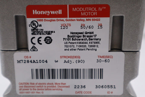 HONEYWELL M7284A1004