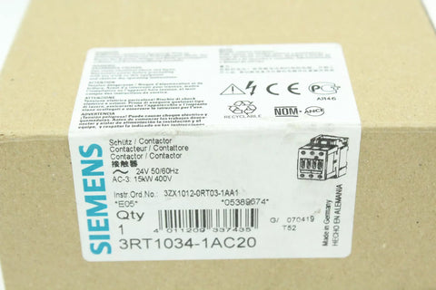 SIEMENS 3RT1034-1AC20