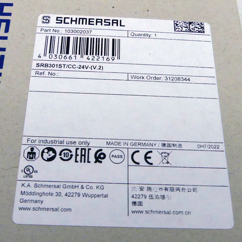 SCHMERSAL SRB301ST/CC-24V-(V.2)