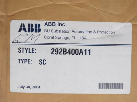 ABB 292B400A11