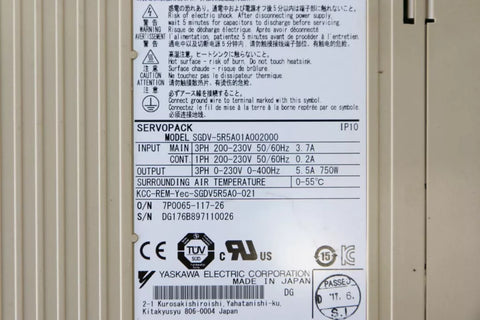 YASKAWA SGDV-5R5A01A002000