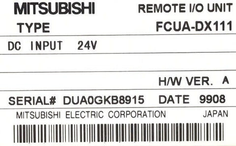 MITSUBISHI ELECTRIC  FCUA-DX111