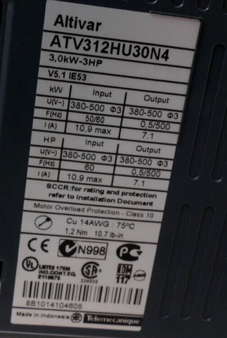 Schneider Electric ATV312HU30N4