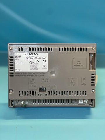 Siemens MP177 6” 6AV6 642-0EA01-3AX0