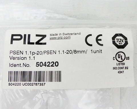 PILZ PSEN1.1P-20/PSEN1.1-20/8MM/1UNIT