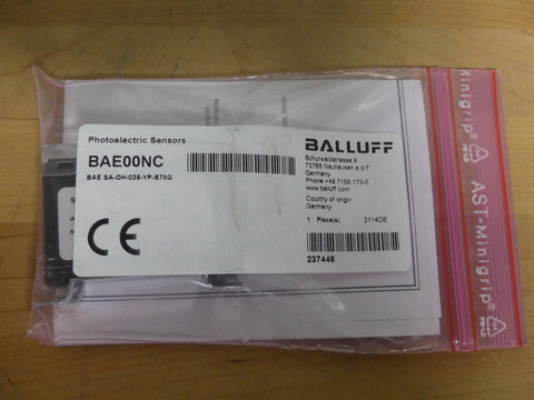 BALLUFF BAE SA-OH-029-YP-S75G