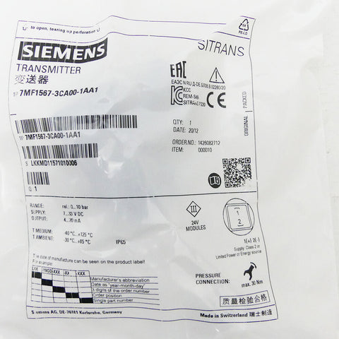 SIEMENS 7MF1567-3CA00-1AA1