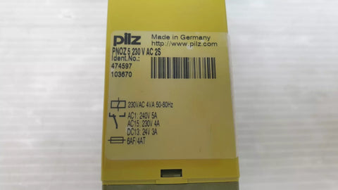 PILZ PNOZ5 230VAC 2S