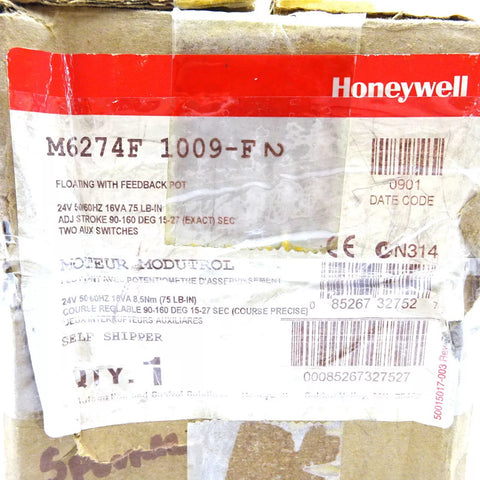 Honeywell M6274F-1009-F