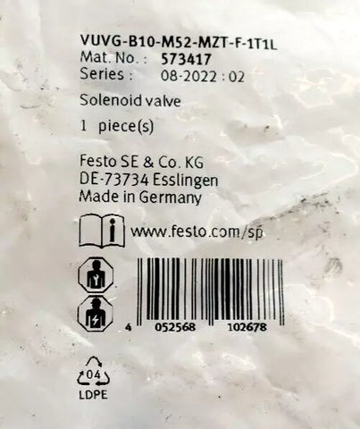 FESTO VUVG-B10-M52-MZT-F-1T1L