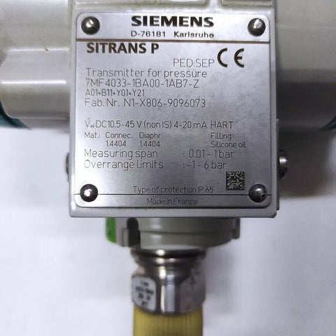 SIEMENS 7MF4033-1BA00-1AB7-Z