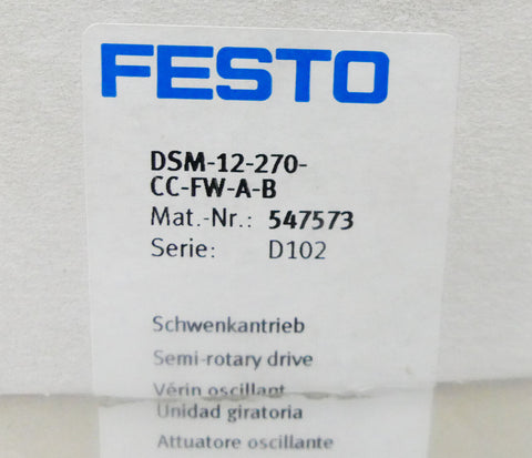 FESTO DSM-12-270-CC-FW-A-B