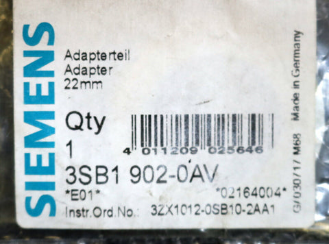 SIEMENS 3SB1902-0AV