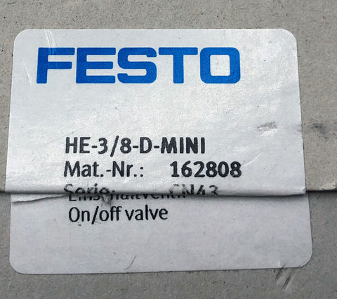 FESTO HE-3/8-D-MINI