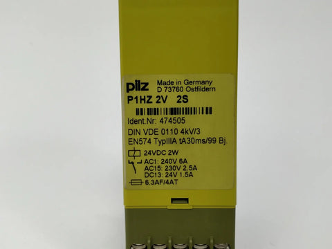 PILZ P1HZ2V 2S 24VDC